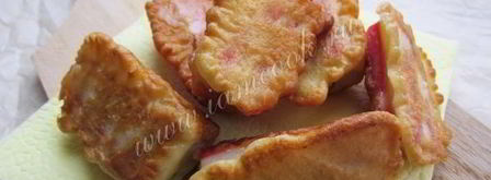 фаршированные крабовые палочки в кляре. Шаг 7