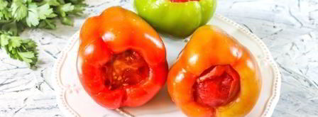 фаршированные перцы в томатном соусе. Шаг 12