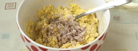 яйца, фаршированные печенью трески. Шаг 5