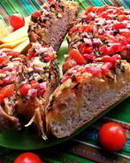 Горячая закуска из чиабатты