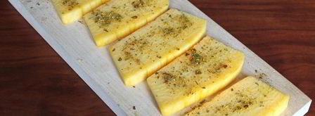 горячая закуска из тыквы с беконом и соусом блю чиз. Шаг 2