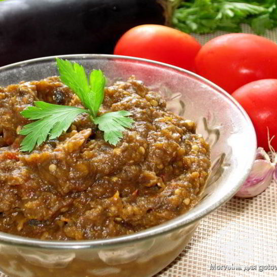 Рецепт баклажанной и кабачковая икра в духовке