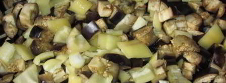 баклажанная и кабачковая икра в духовке. Шаг 3