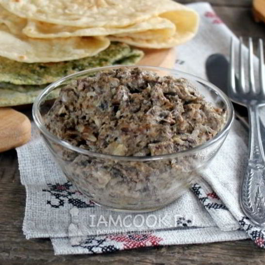 Рецепт грибной икры из замороженных грибов