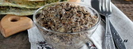 грибная икра из замороженных грибов. Шаг 11