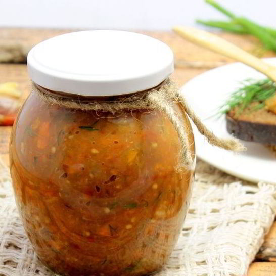 Рецепт икры баклажанной