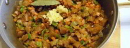 икра из баклажанов кусочками. Шаг 8