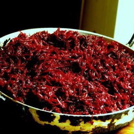 Рецепт икры из свеклы с томатной пастой