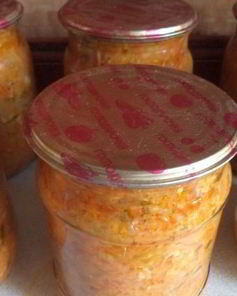 Икра кабачковая в банку