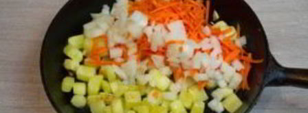 кабачковая икра из обжаренных кабачков. Шаг 4