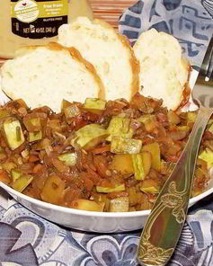 Кабачковая икра кусочками