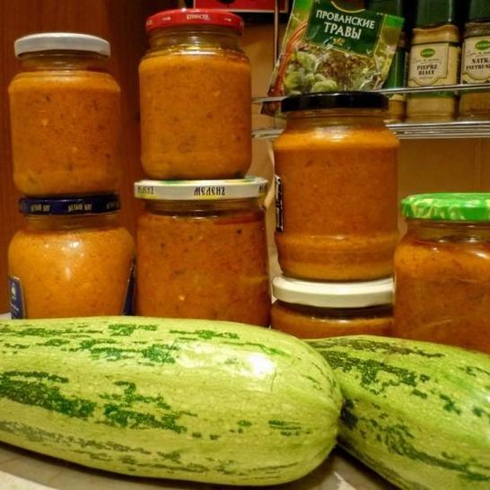 Рецепт кабачковой икры с болгарским перцем и томатной пастой