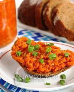 Кабачковая икра с морковью
