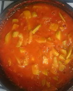 Кабачковая икра со сладким перцем