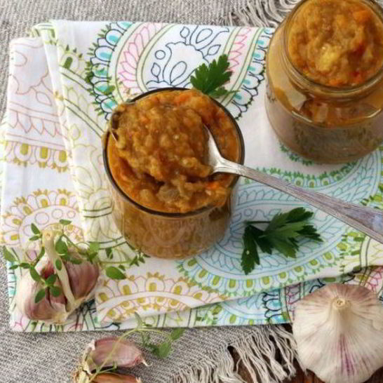 Рецепт овощной икры с яблоками и паприкой