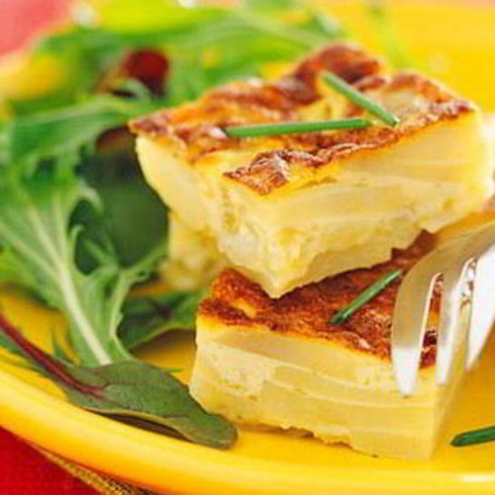 Рецепт испанской тортильи из картофеля с луком