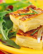 Испанская тортилья из картофеля с луком