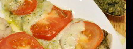 капрезе из запеченного филе трески. Шаг 4