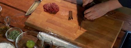 карпаччо из говядины на лопаточной кости. Шаг 2