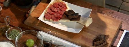 карпаччо из говядины на лопаточной кости. Шаг 3