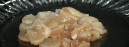 карпаччо из гребешка с кальмаром. Шаг 6