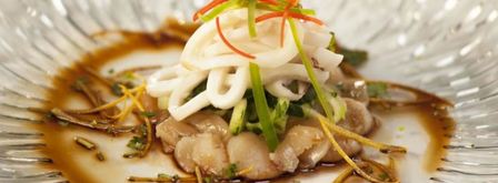 карпаччо из гребешка с кальмаром. Шаг 7