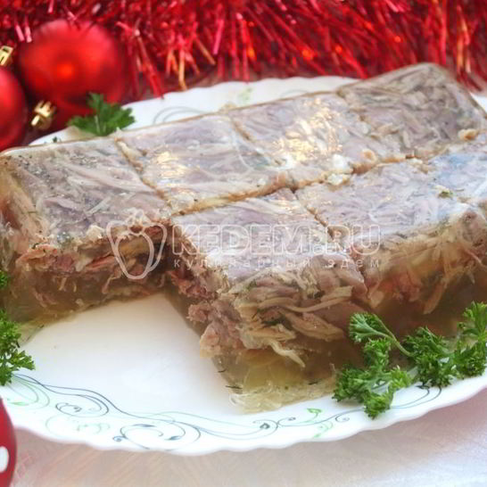 Рецепт холодца из свиной рульки