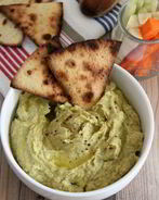 Хумус с авокадо