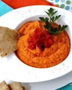 Хумус с болгарским перцем