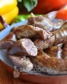 Колбаса домашняя из свинины