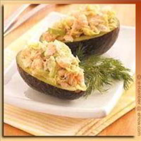 Рецепт креветок фаршированных в авокадо