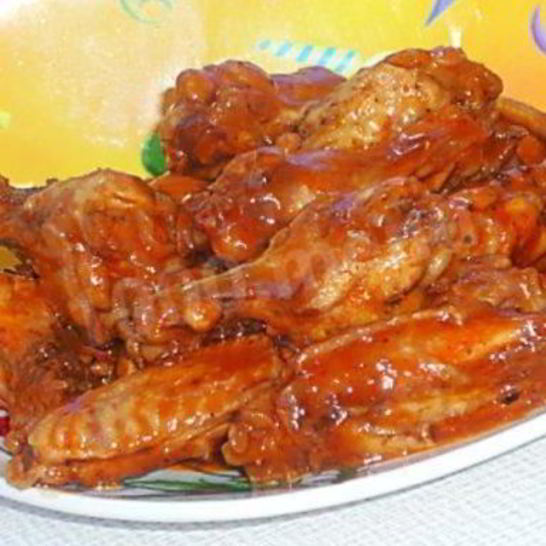 Рецепт крылышек маринованных в меду и соевом соусе
