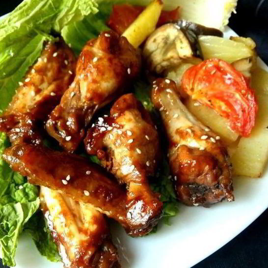 Рецепт куриных крылышек, маринованных в сидре с медом