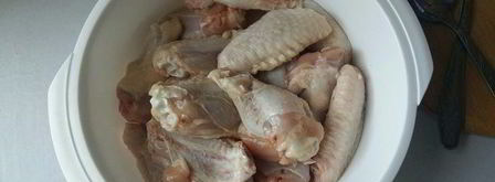 куриные крылышки, маринованные в сидре с медом. Шаг 2