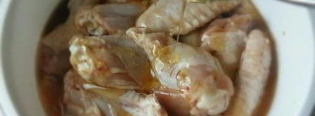 куриные крылышки, маринованные в сидре с медом. Шаг 4