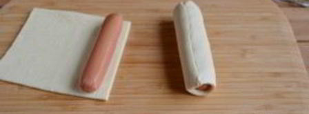 мини-сосиски в тесте. Шаг 2