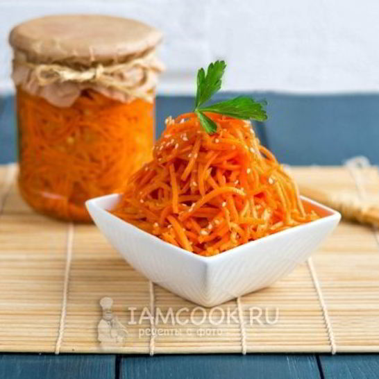 Рецепт моркови по-корейски на зиму