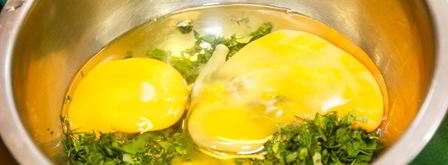 азербайджанский омлет. Шаг 3