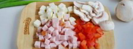 быстрый омлет в духовке. Шаг 2