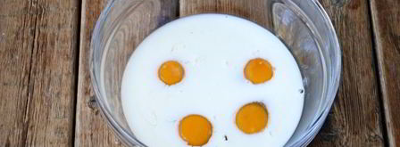 детский омлет с молоком. Шаг 8