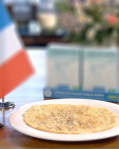 Французский омлет с кабачком