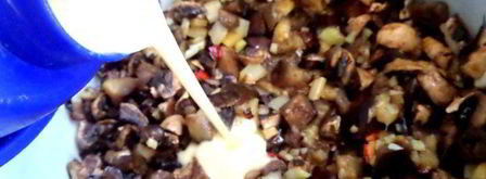 фриттата из баклажанов с грибами. Шаг 12