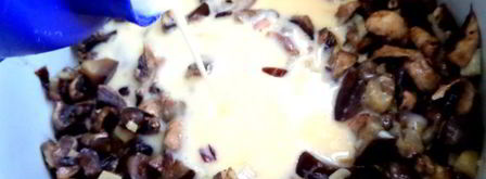 фриттата из баклажанов с грибами. Шаг 13