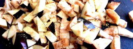 фриттата из баклажанов с грибами. Шаг 3