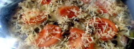 фриттата из баклажанов с грибами. Шаг 22