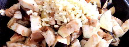 фриттата из баклажанов с грибами. Шаг 5