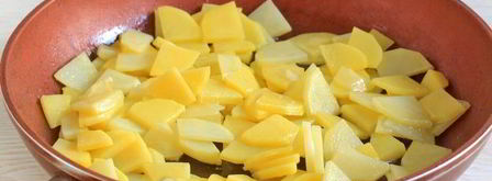 фриттата с картофелем и ветчиной. Шаг 6