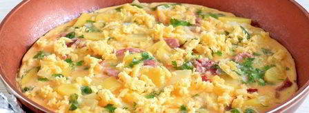 фриттата с картофелем и ветчиной. Шаг 11