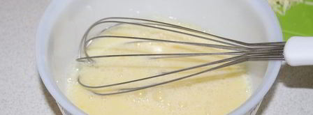 фриттата с копченой куринной грудкой и рисом. Шаг 2