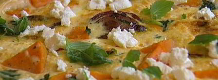 фриттата с пармезаном, бататом и красным луком. Шаг 8